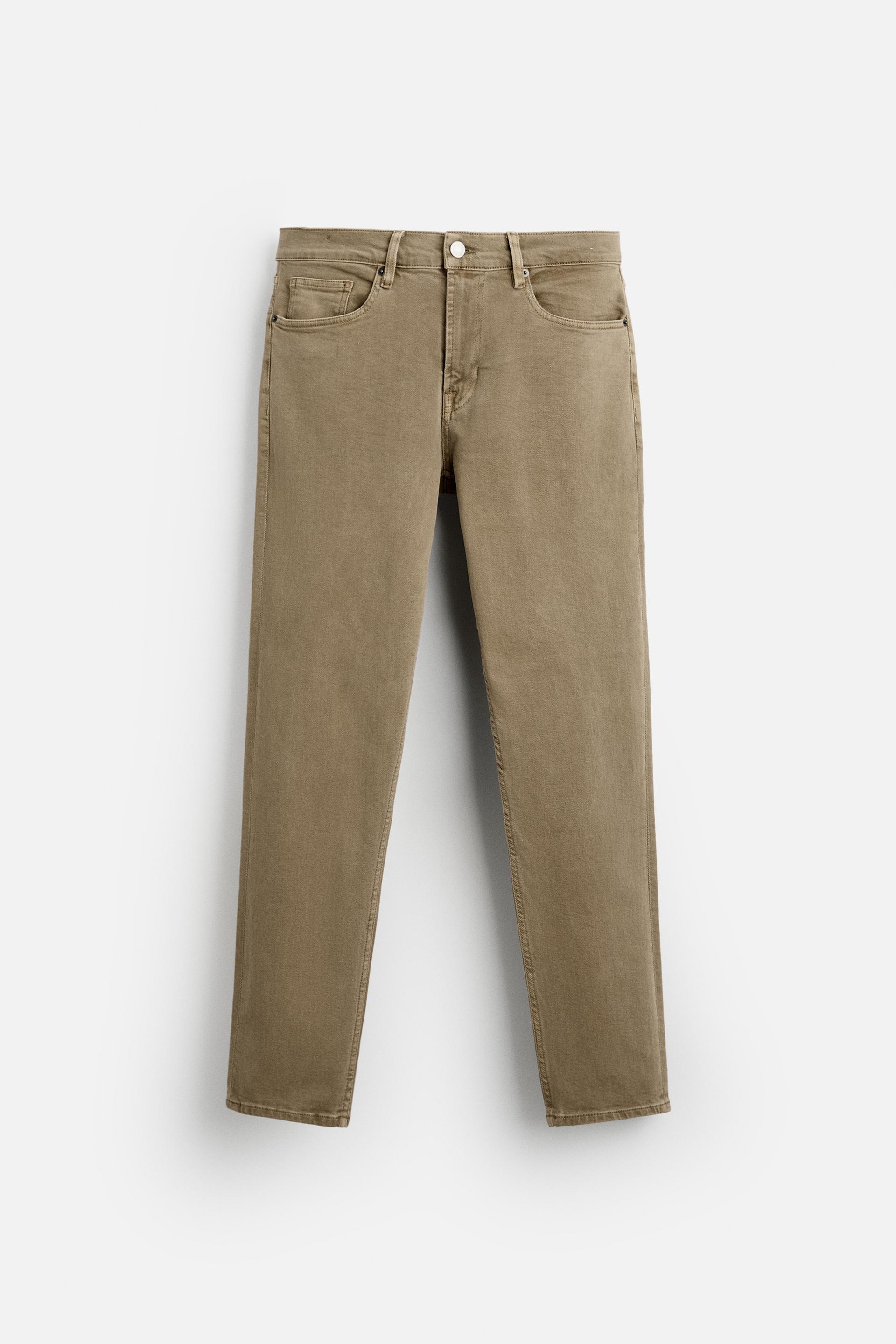 Zara jeans shops beige