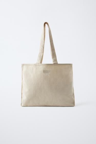 SNOOPY PEANUTS™ SHOPPER BAG - Ecru White by Zara - Image 4