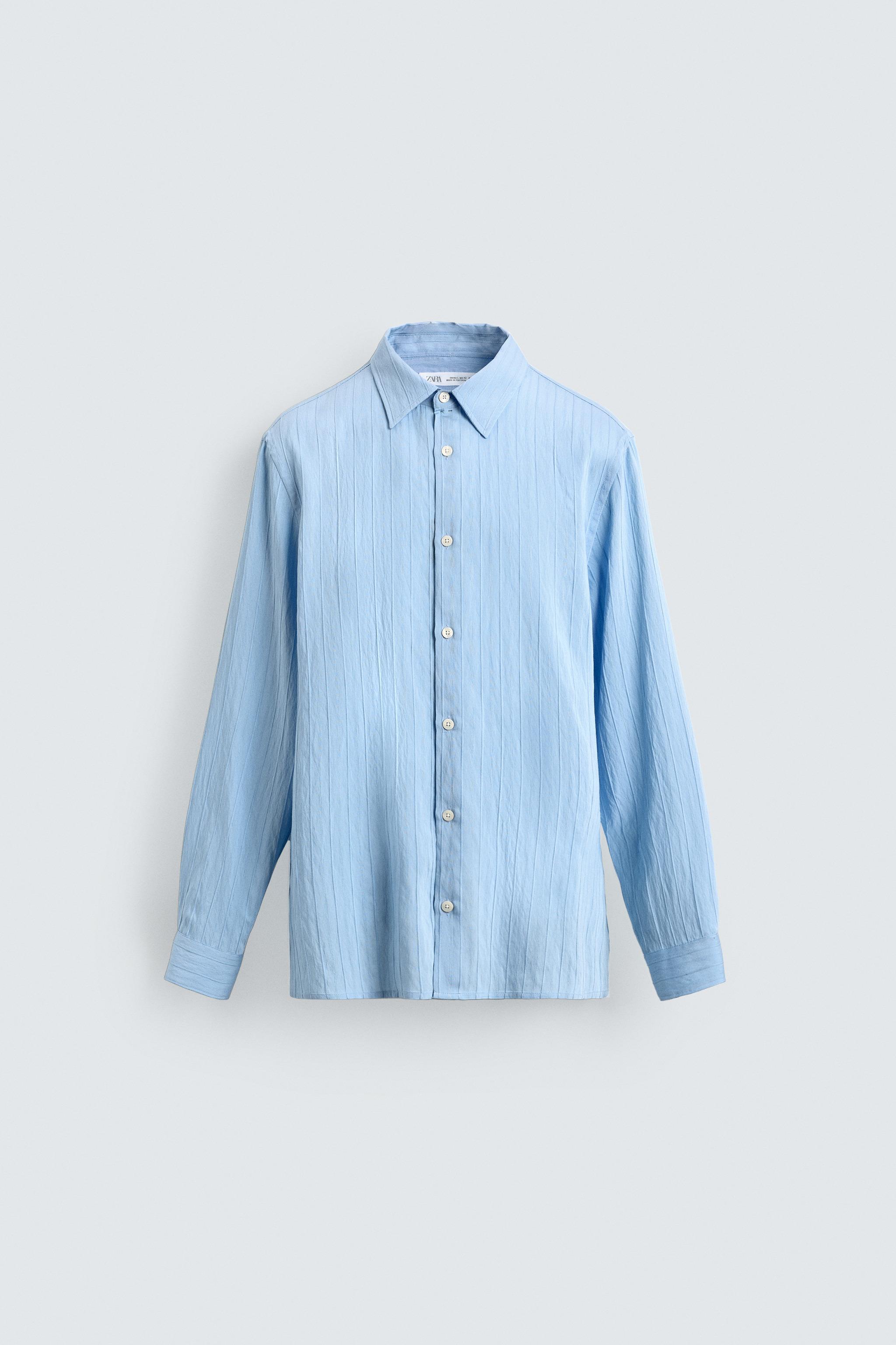 CHEMISE JACQUARD À RAYURES