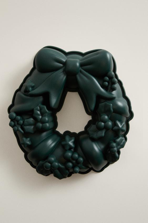 CHRISTMAS WREATH SILICONE MOULD - Duck green by Zara - Image 0