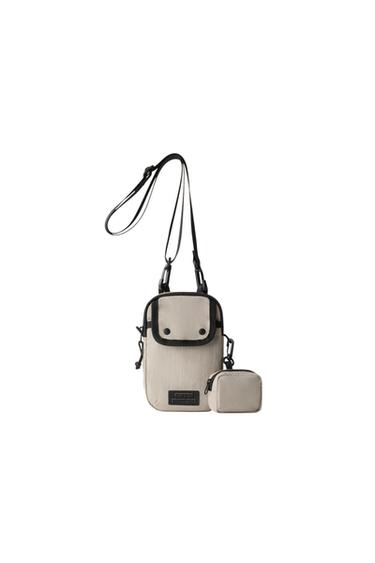 TECHNICAL MOBILE PHONE POUCH - Grey by Zara - Image 0