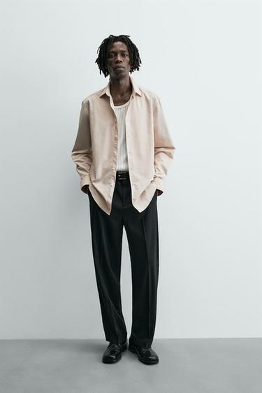 CAMISA SLIM FIT ESTRUCTURA - Arena de Zara - Imagen 0