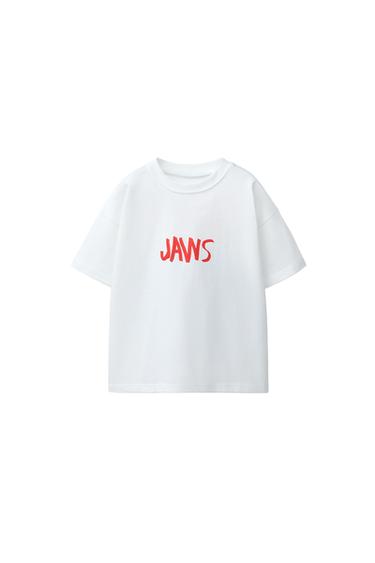 JAWS© X DYLAN´S T-SHIRT CLUB X ZARA ILLUSTRATION T-SHIRT - White by Zara