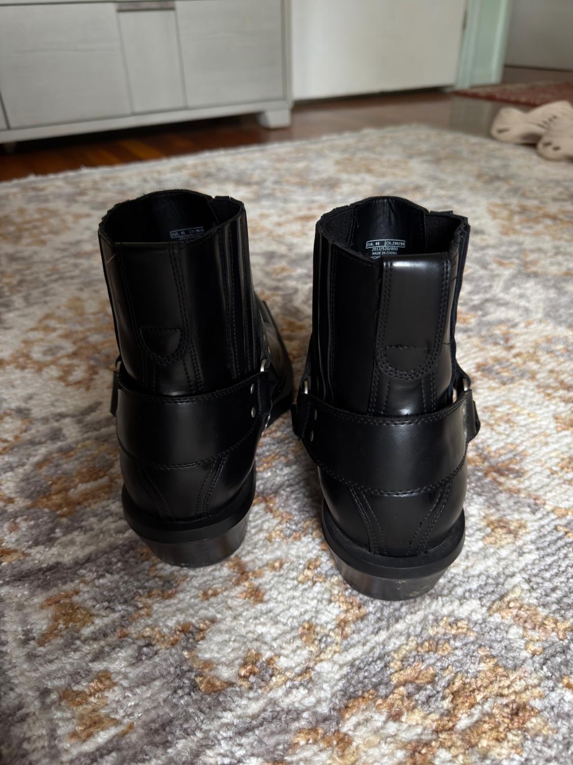 BLACK BOOTS COWBOY LEATHER - Image 3