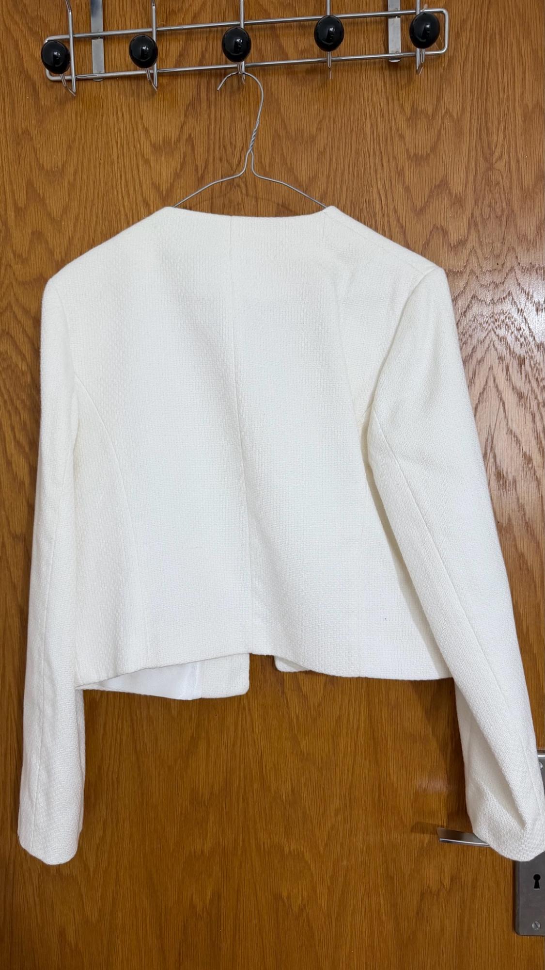 ROUND NECK PIQUÉ BLAZER - Image 4
