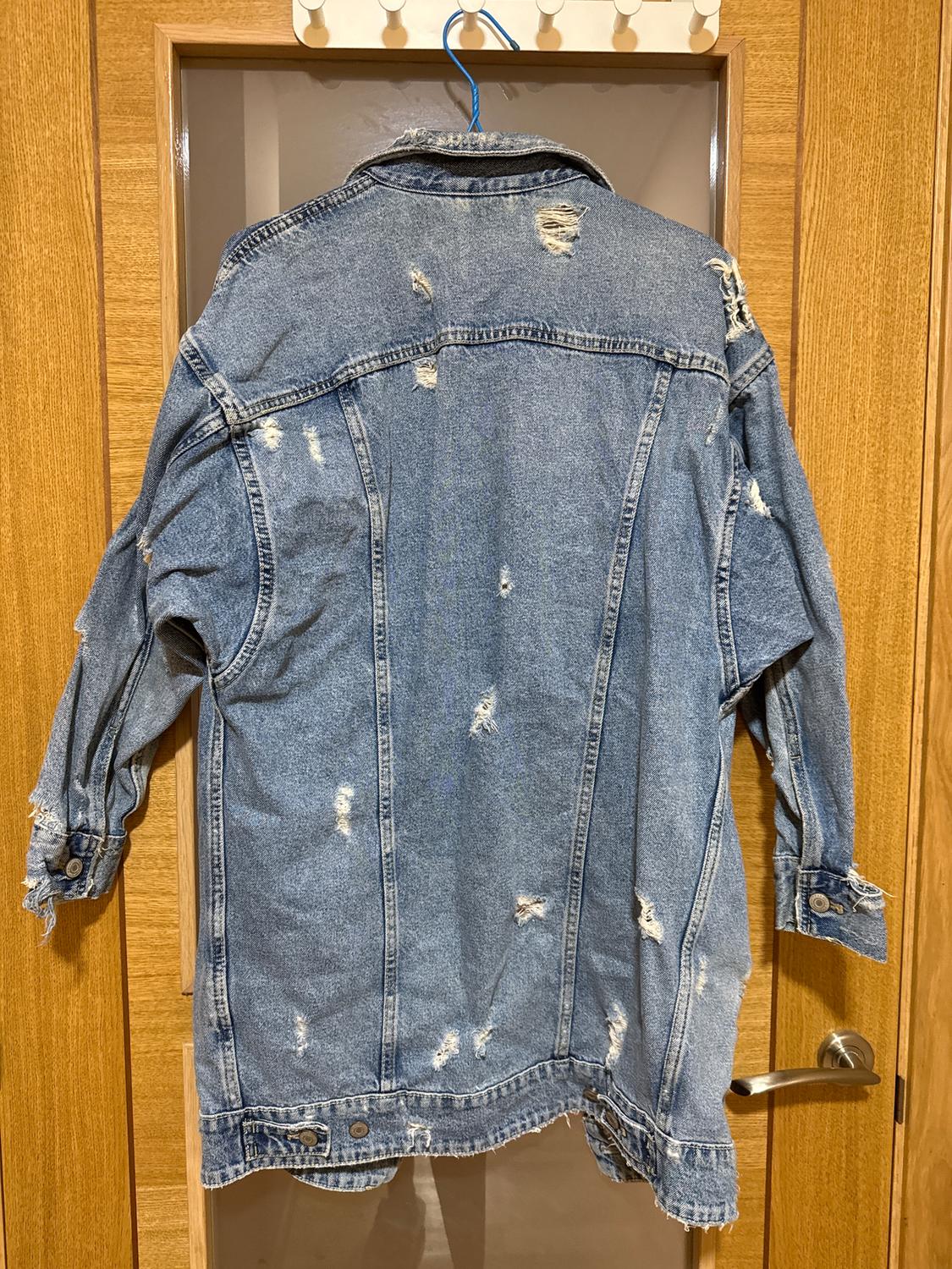 LONG DENIM JACKET - Image 2