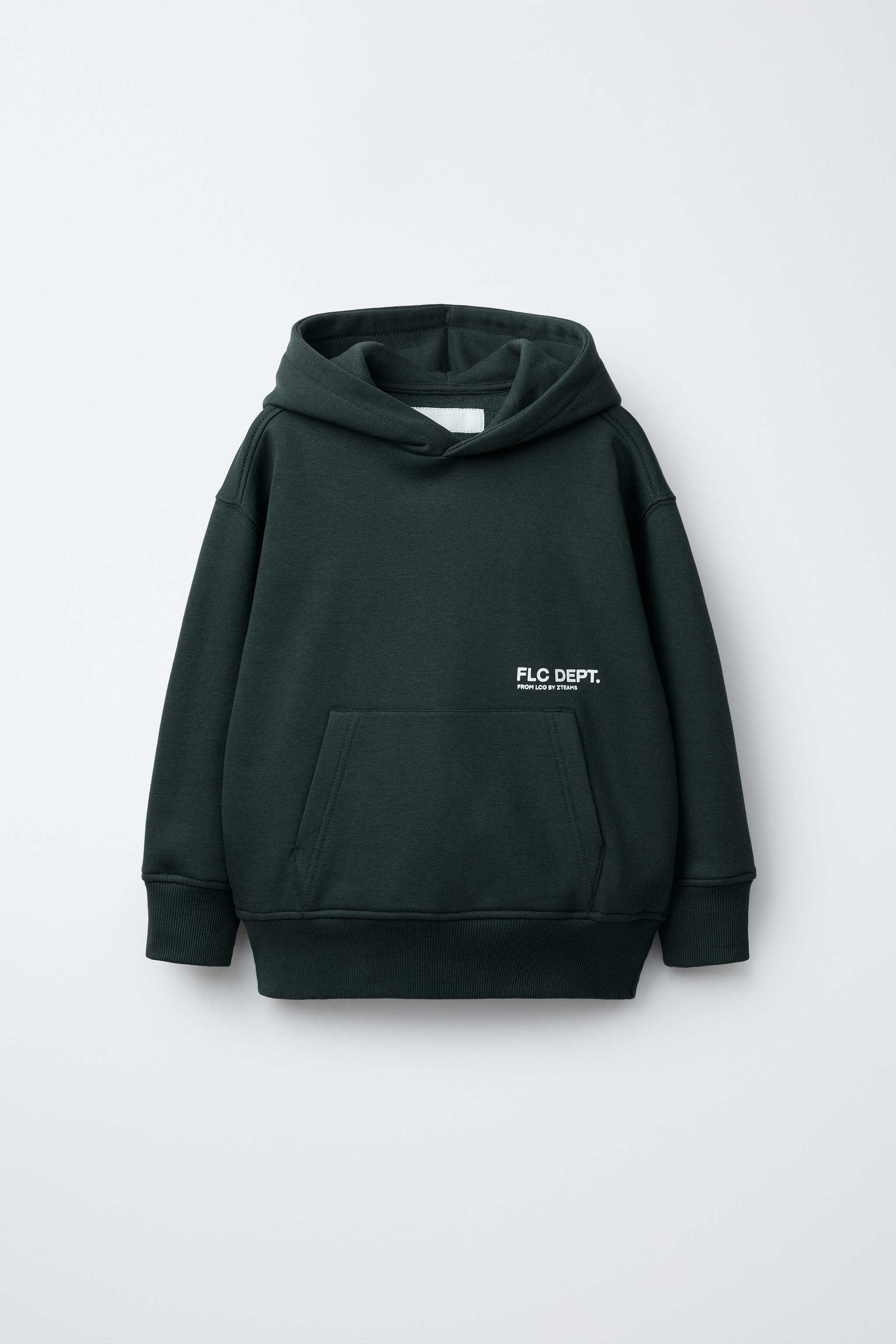 HOODIE SWEATSHIRT WITH TEXT