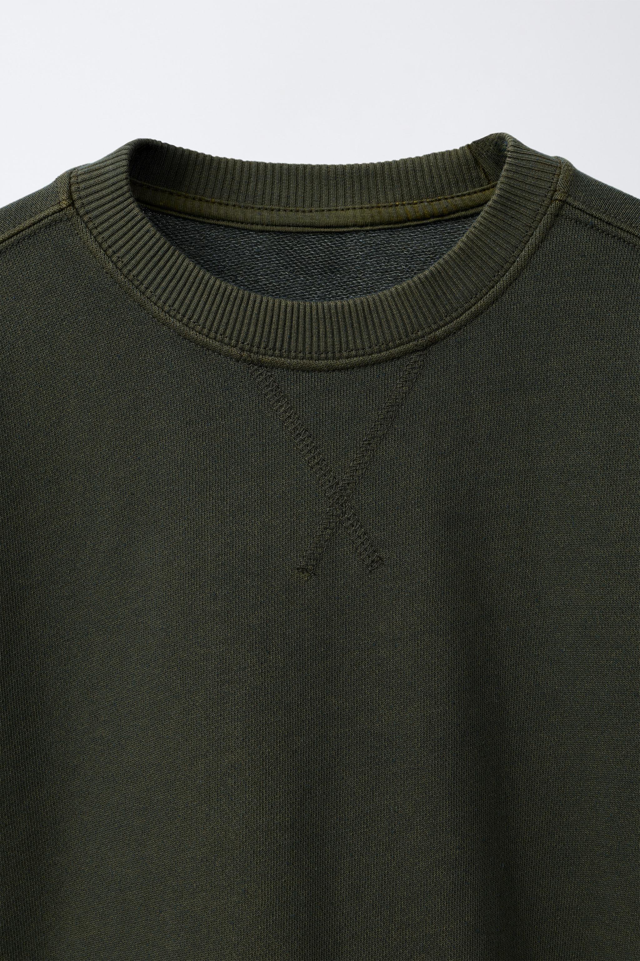 GARMENT DYE SWEATSHIRT