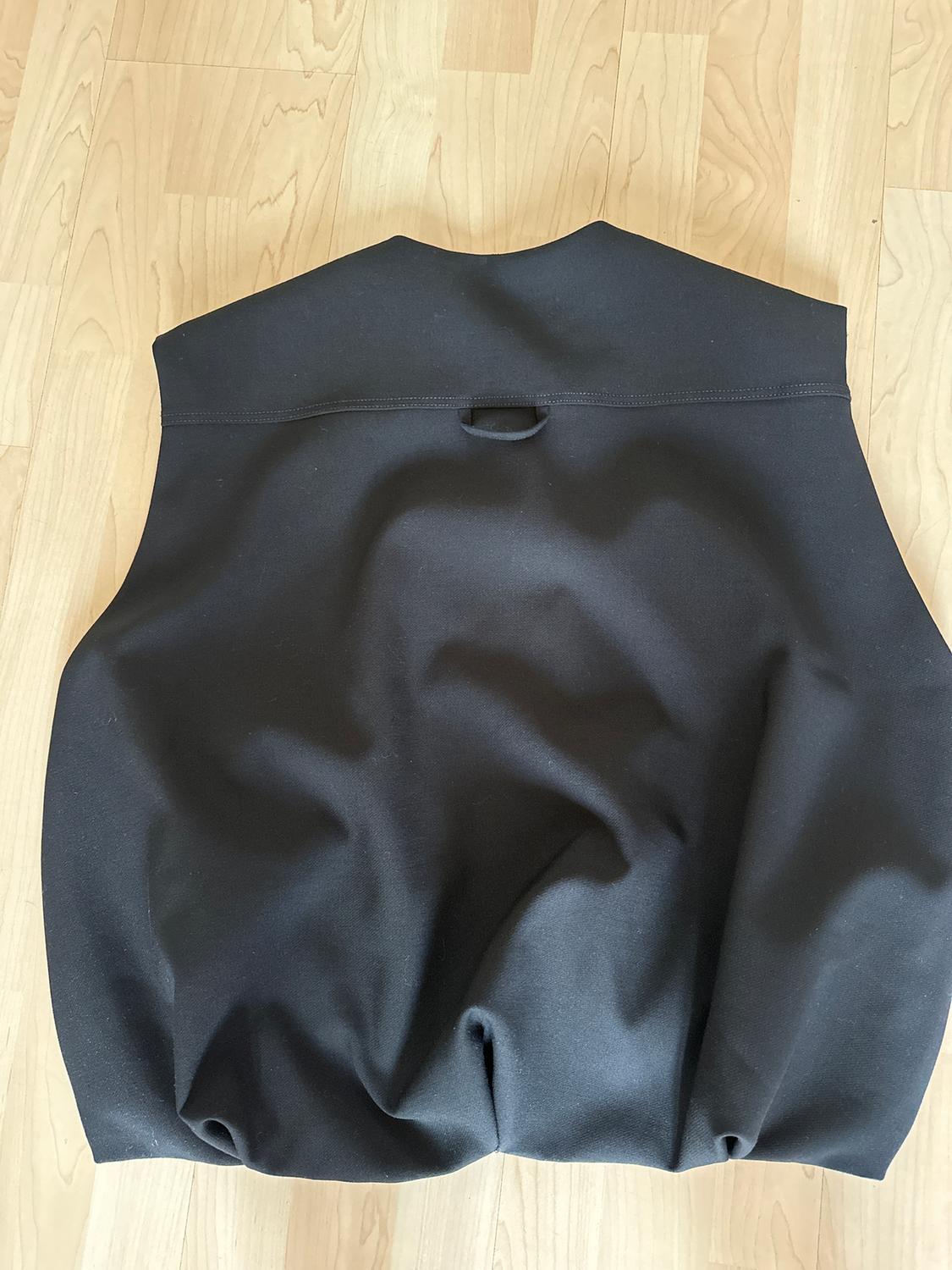 ZW COLLECTION OVERSIZE VOLUMINOUS GILET - Image 2