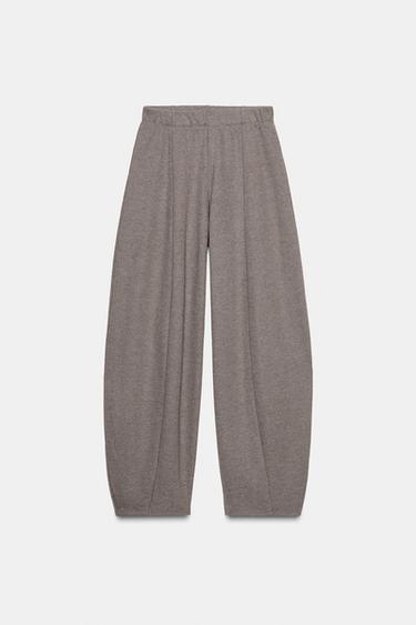 SOFT WIDE-LEG TROUSERS - brown vigore by Zara - Image 3