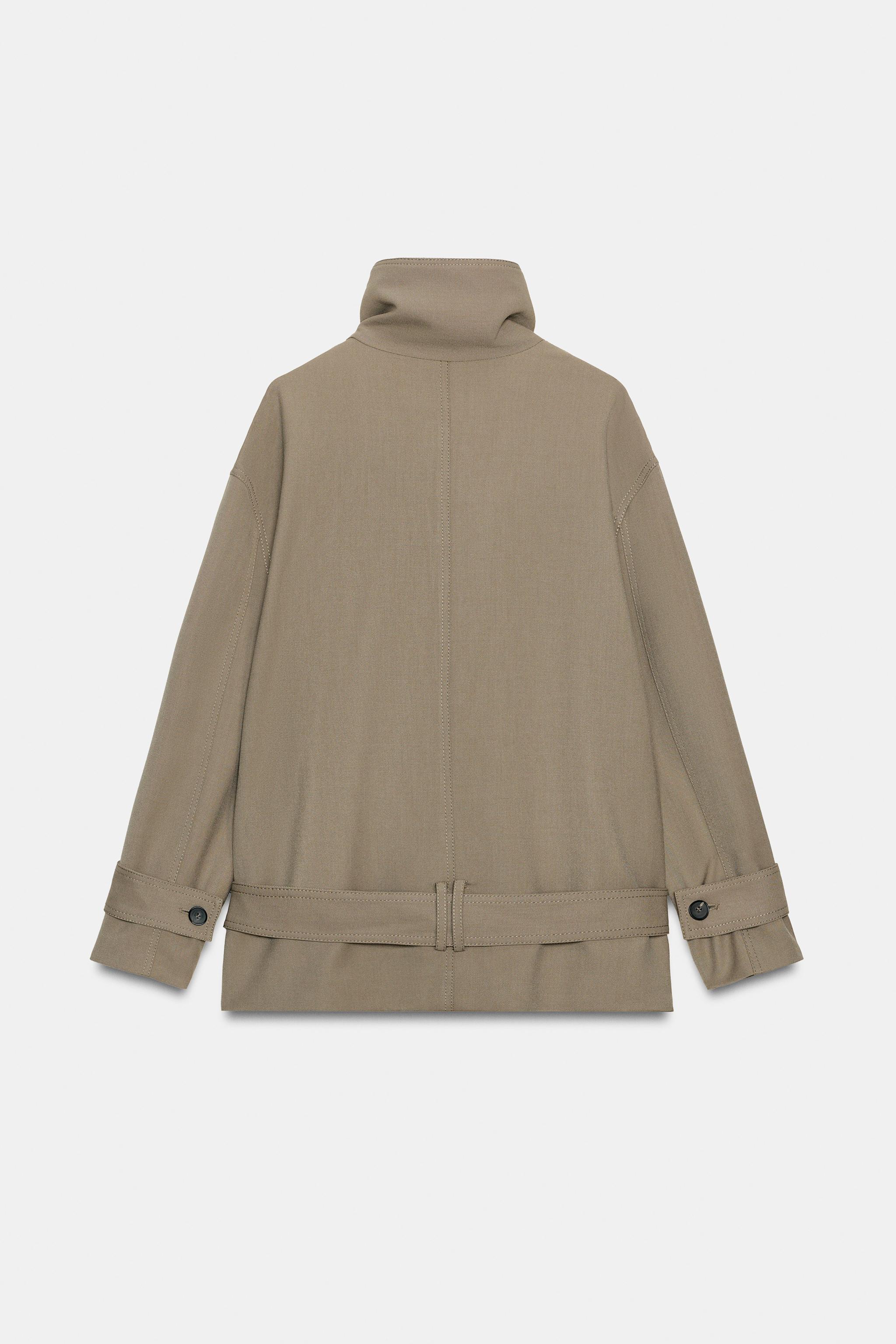 FLOWY BELTED JACKET ZW COLLECTION