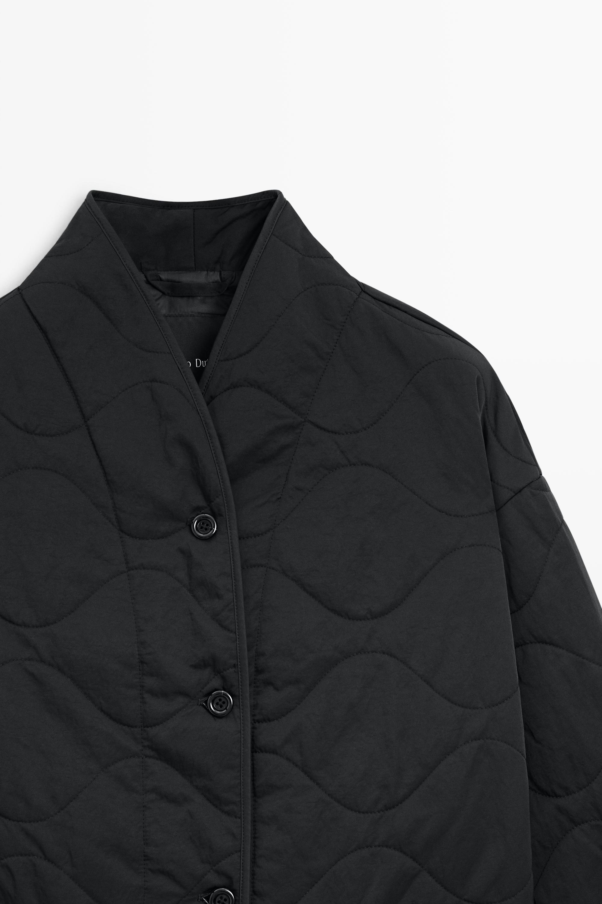 Veste matelassée légère à col montant