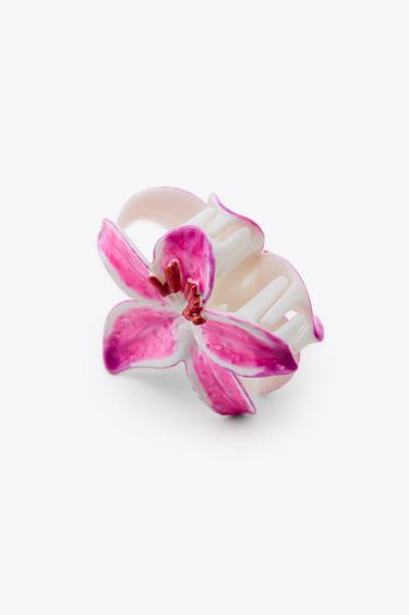 PINCE À CHEVEUX FLEUR - Rose de Zara - Image 3
