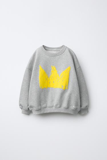 BASQUIAT® SWEATSHIRT - Grey marl by Zara