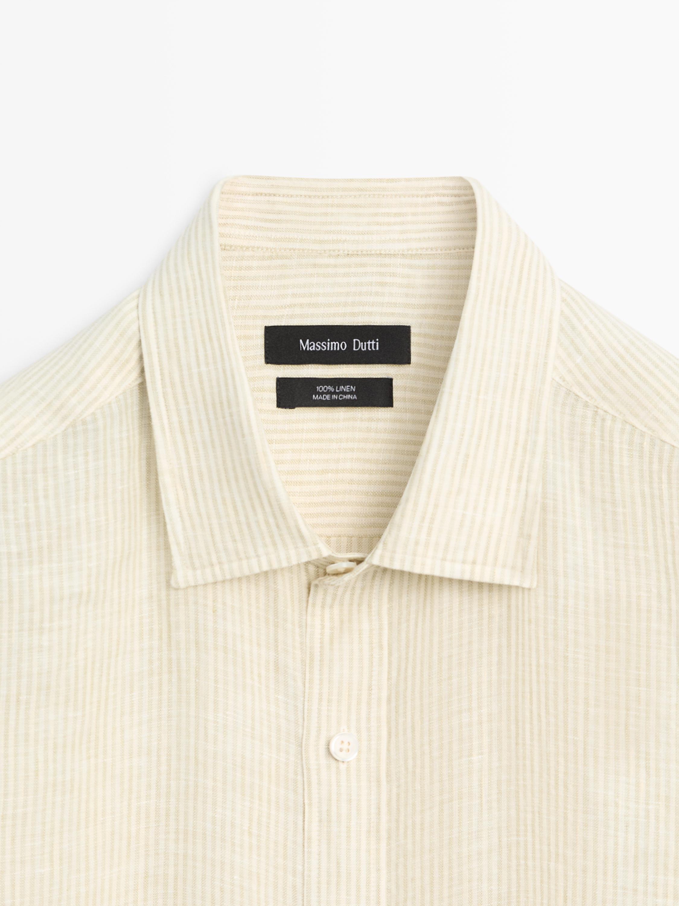 100% linen shirt