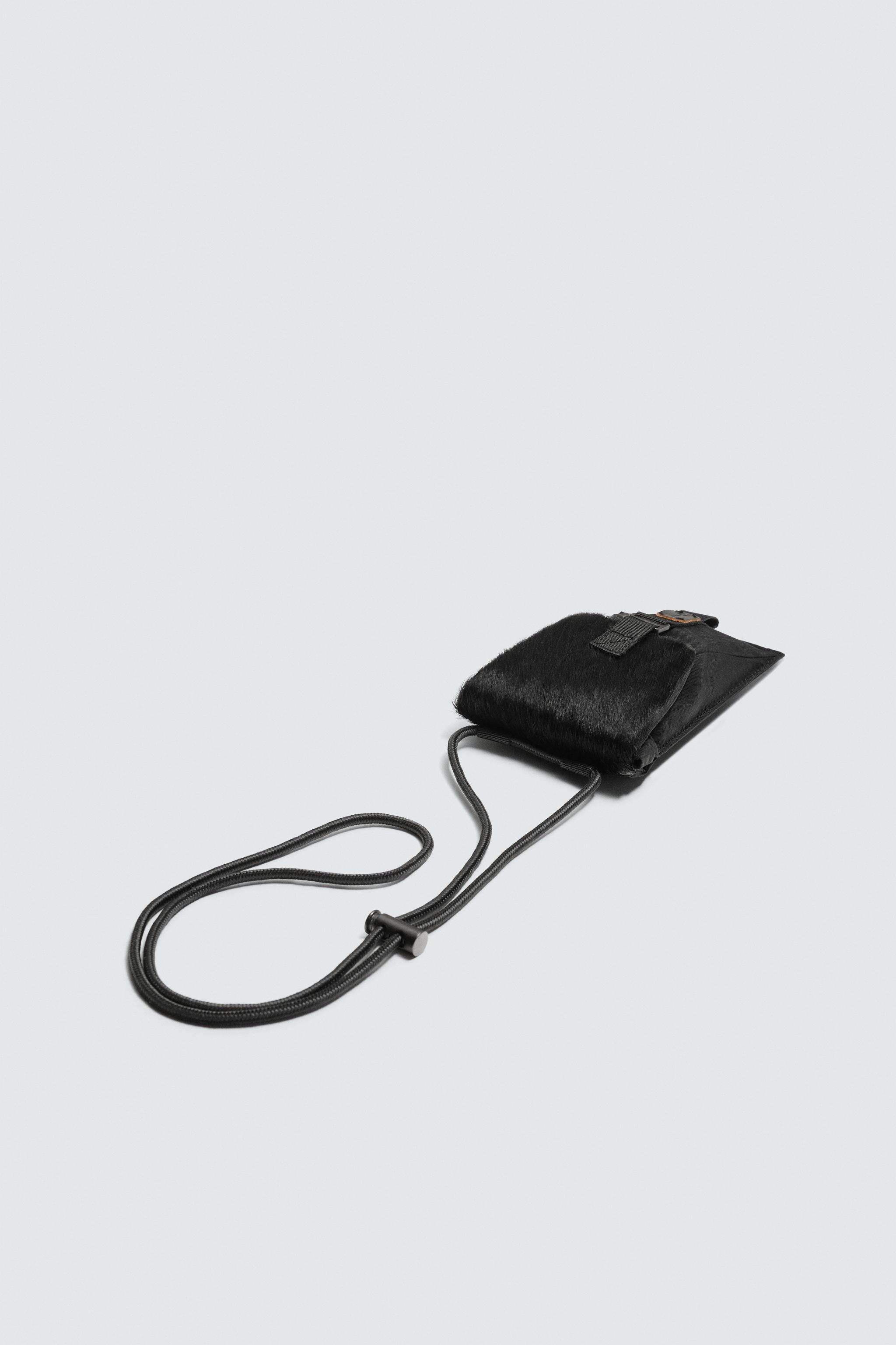 CROSSBODY BAG WITH FAUX FUR DETAIL X SR_A