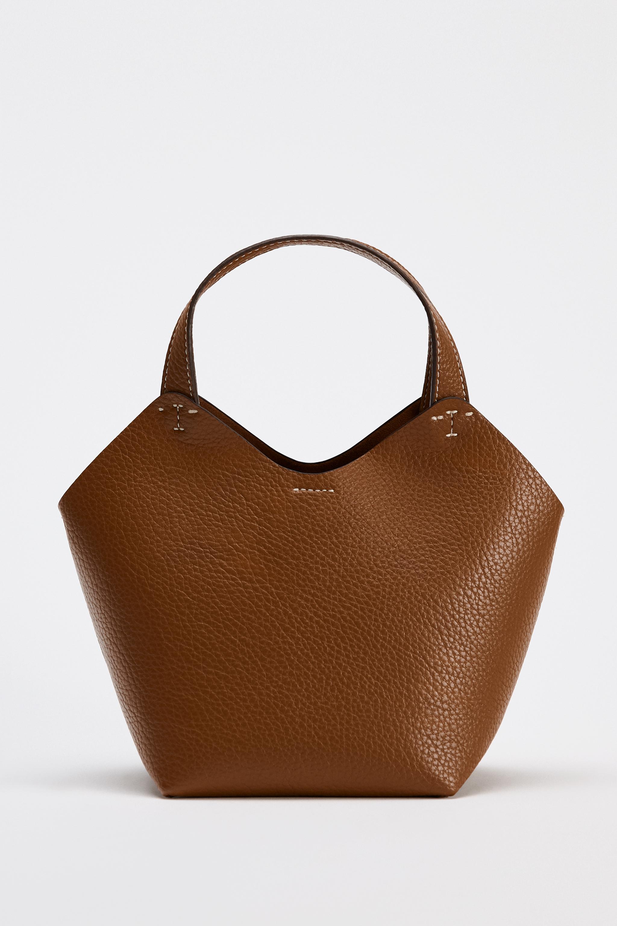 Zara bolso marron sale