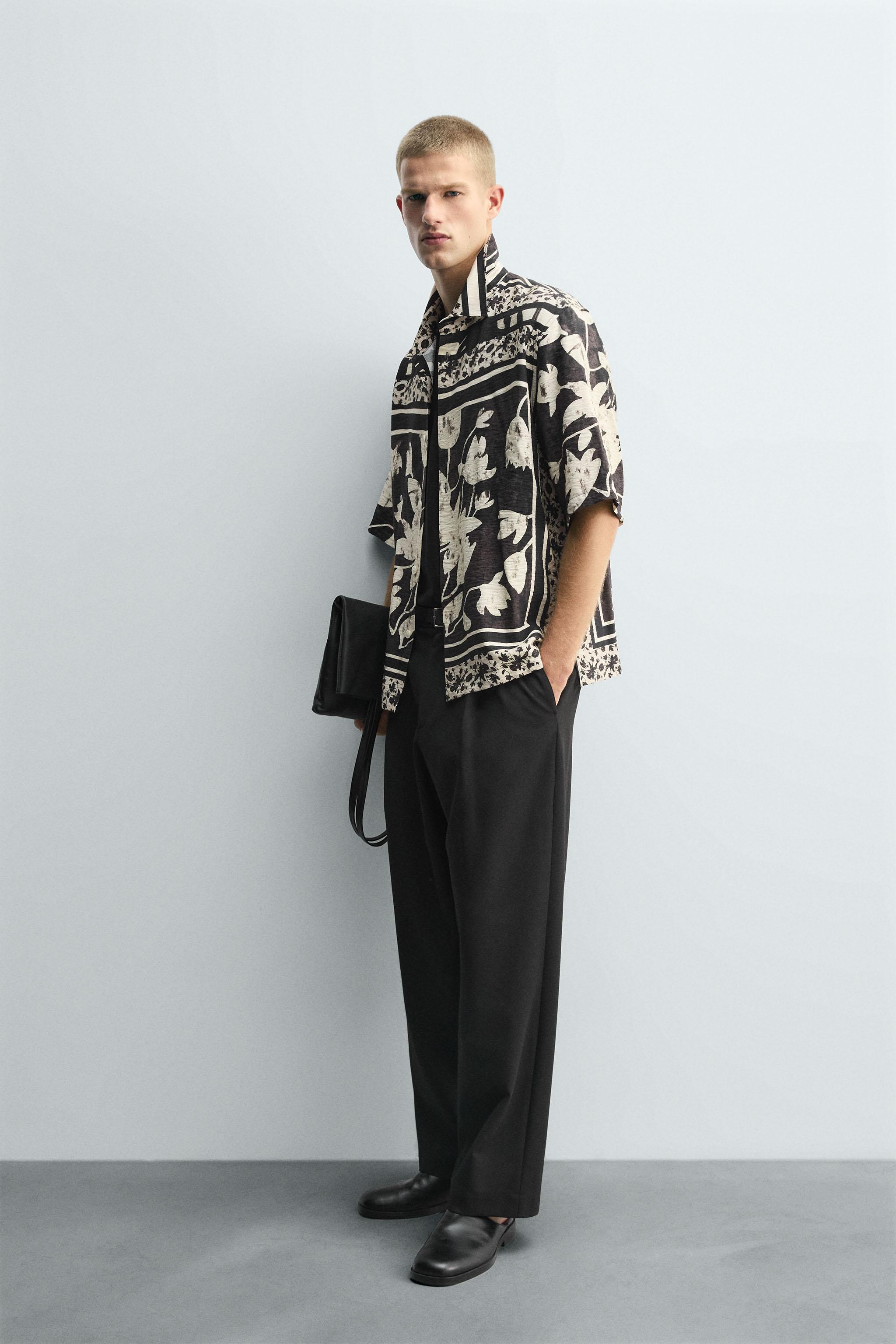 Camisa Estampada Camisas De Zara 2021 Camisa Estampada Camisa