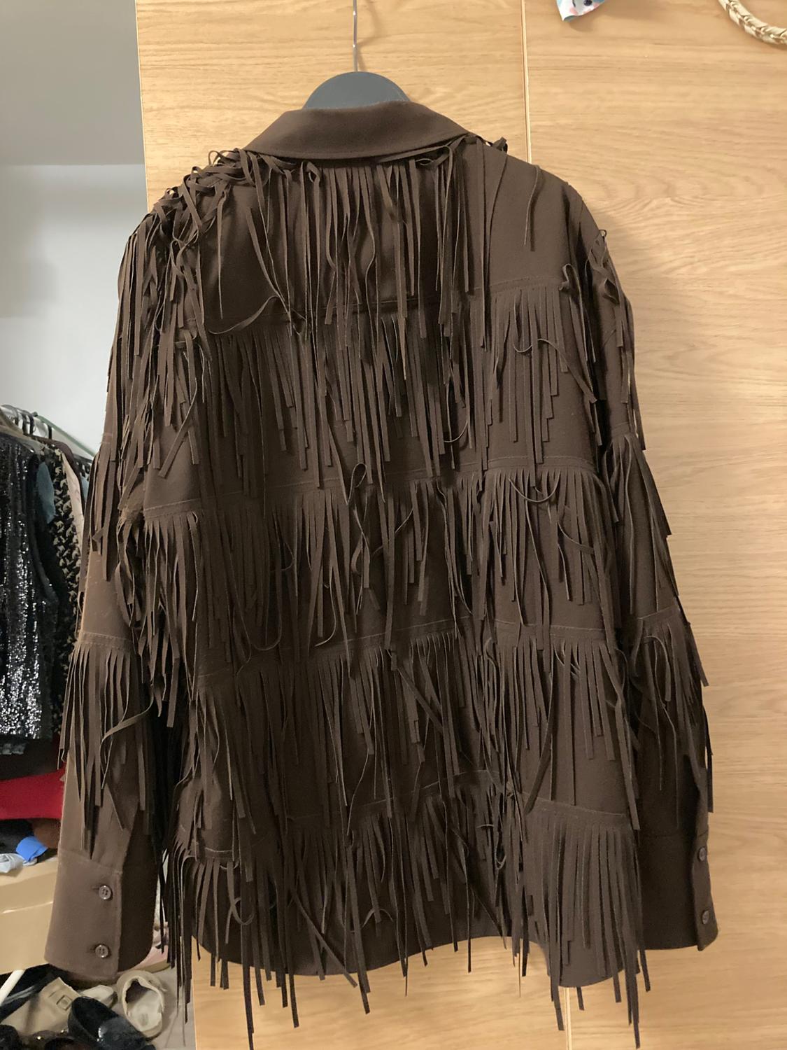 ZW COLLECTION MAXI FRINGE SHIRT - Image 4