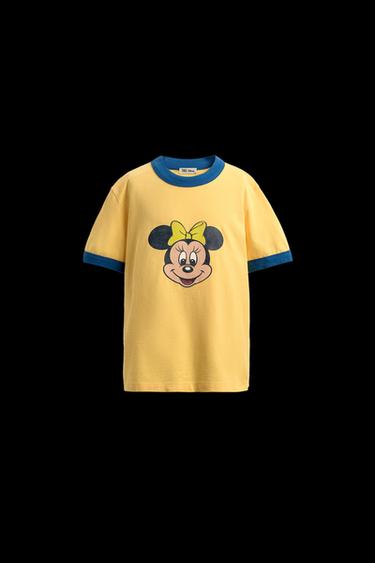 Zara 2-6 YEARS / HARRY LAMBERT FOR ZARA X DISNEY GRAPHIC T-SHIRT - Yellow