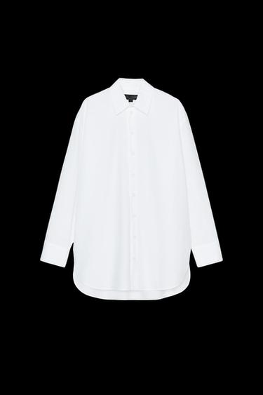 OVERSIZE-POPELINHEMD ZW COLLECTION - Weiß von Zara - Bild 0