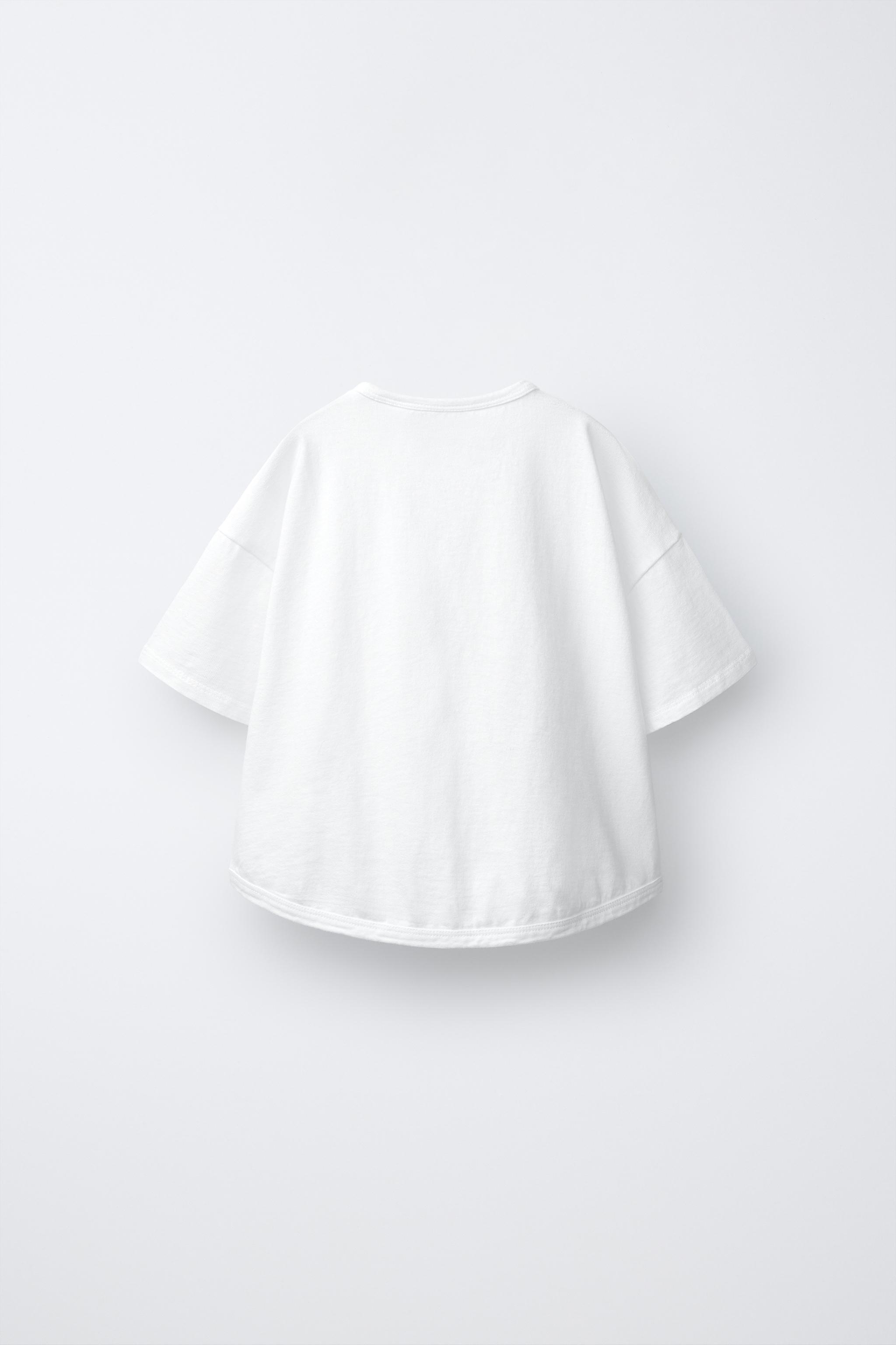 ZARA TIMELESS - PLAIN COTTON T-SHIRT