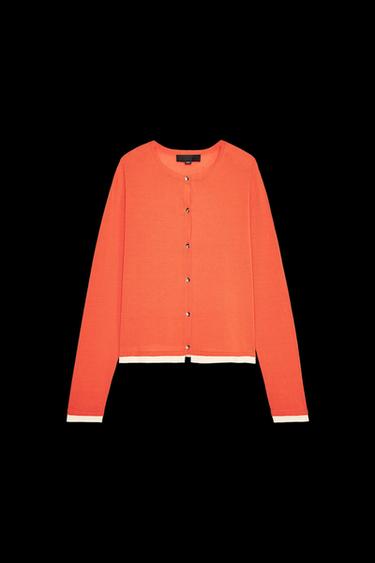 Zara DOUBLE LAYER KNIT JACKET - 089 - Image 0
