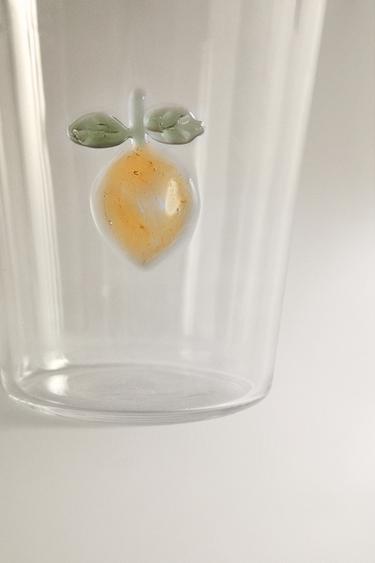 BOROSILICATE FRUIT TUMBLER - Yellow by Zara - Image 3