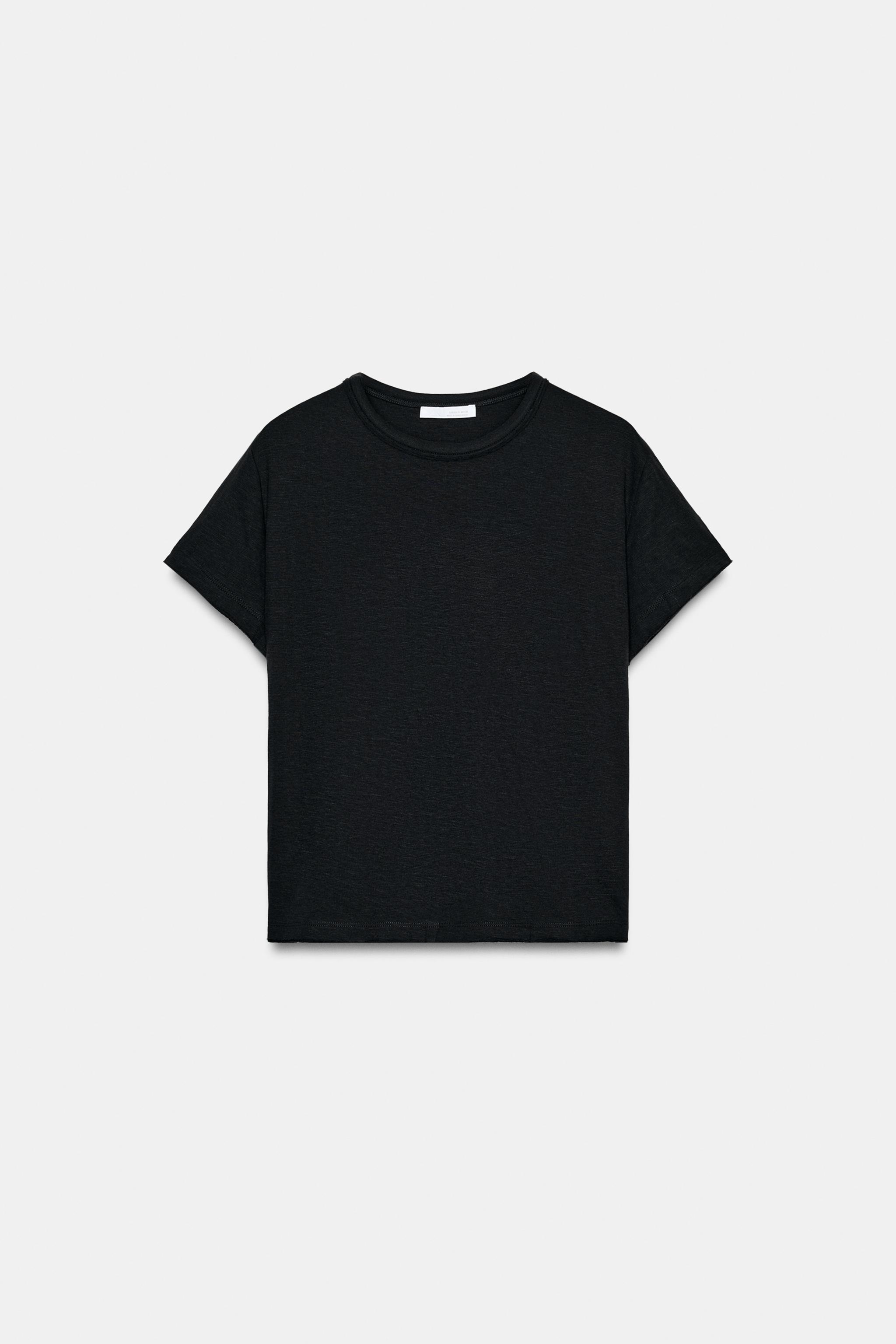 T-SHIRT COTON MANCHES COURTES