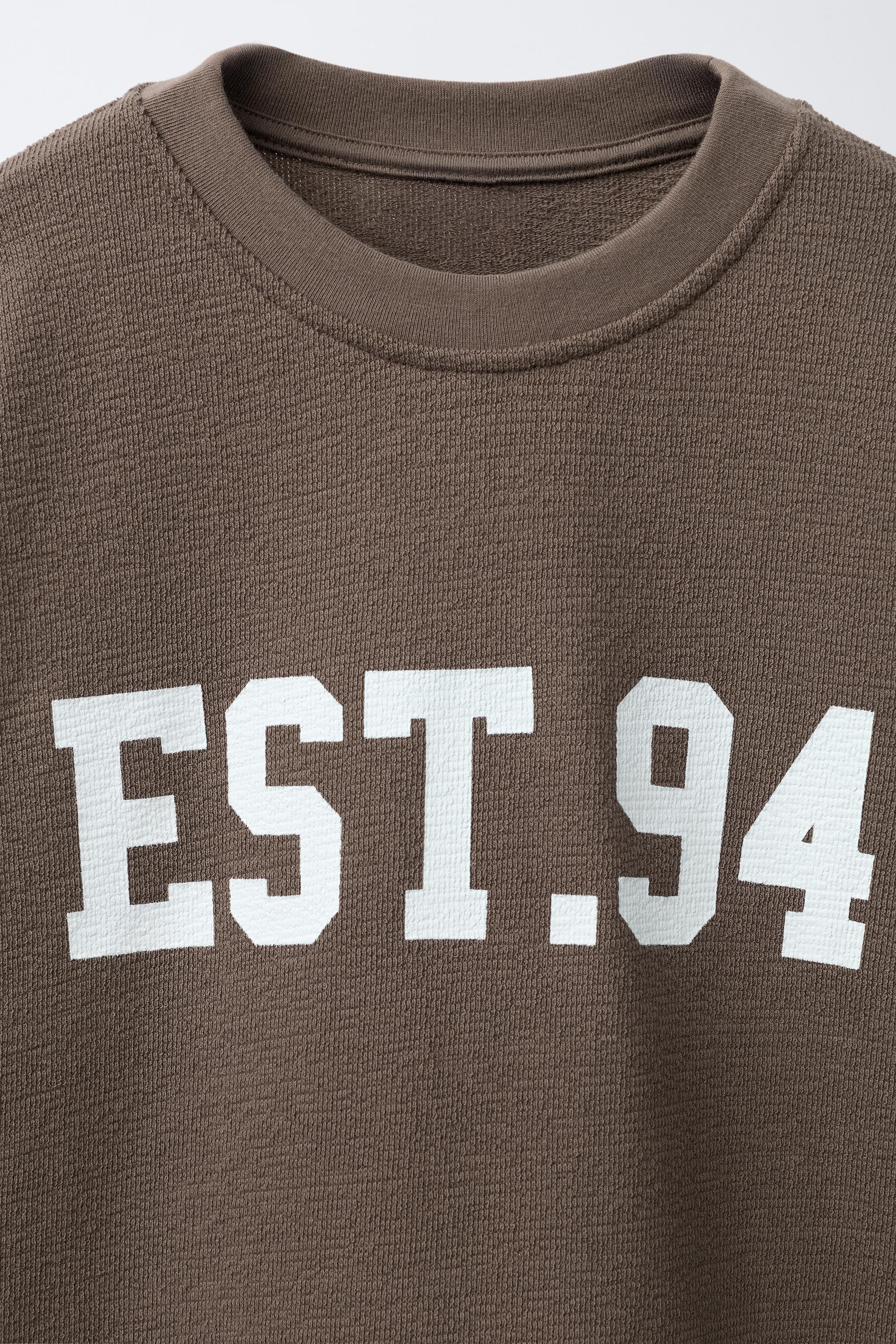 NUMBER PRINT T-SHIRT