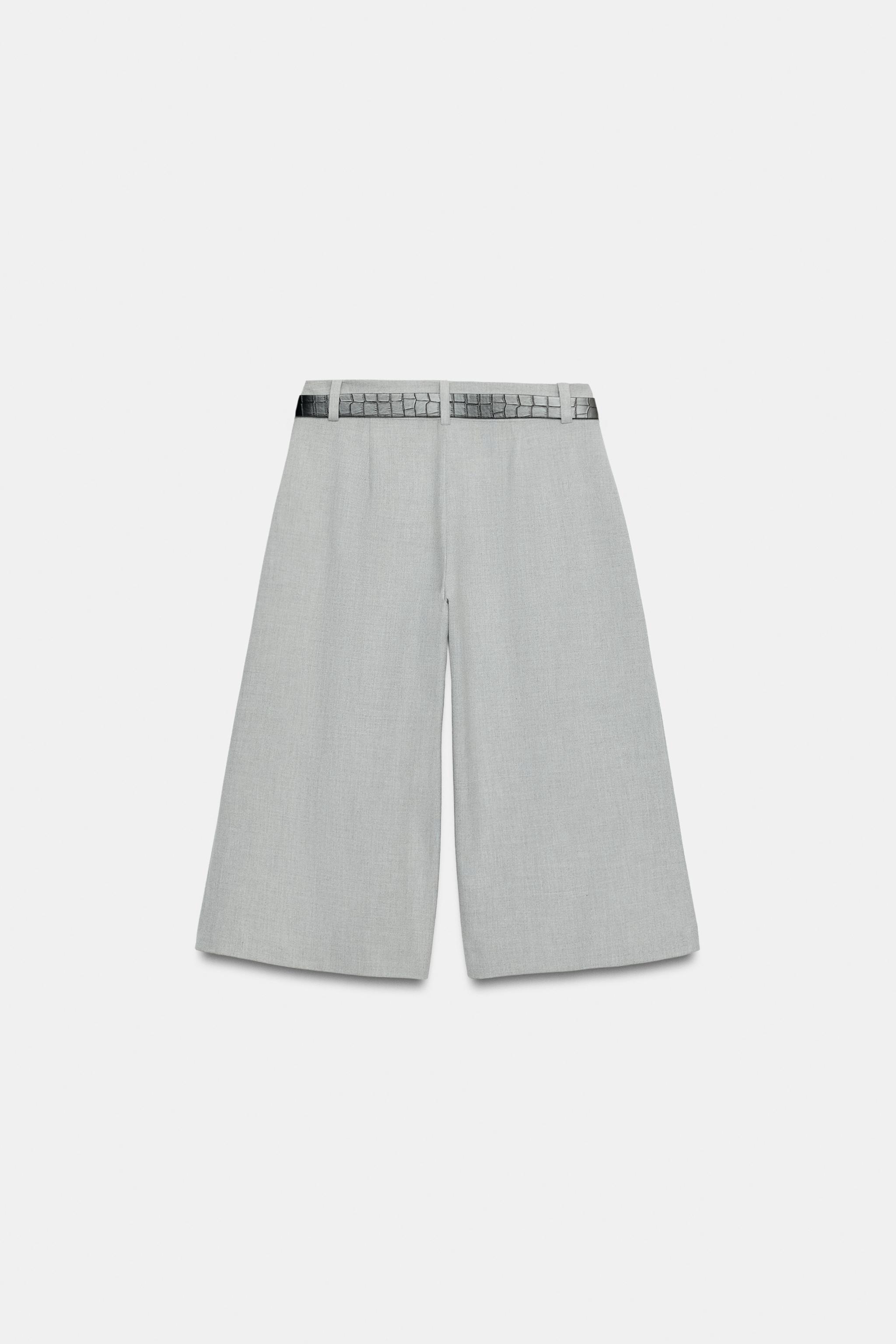 BELTED LONG BERMUDA SHORTS