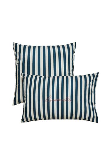 키즈 스트라이프 베개 커버 X THE ANIMALS OBSERVATORY - Zara 네이비