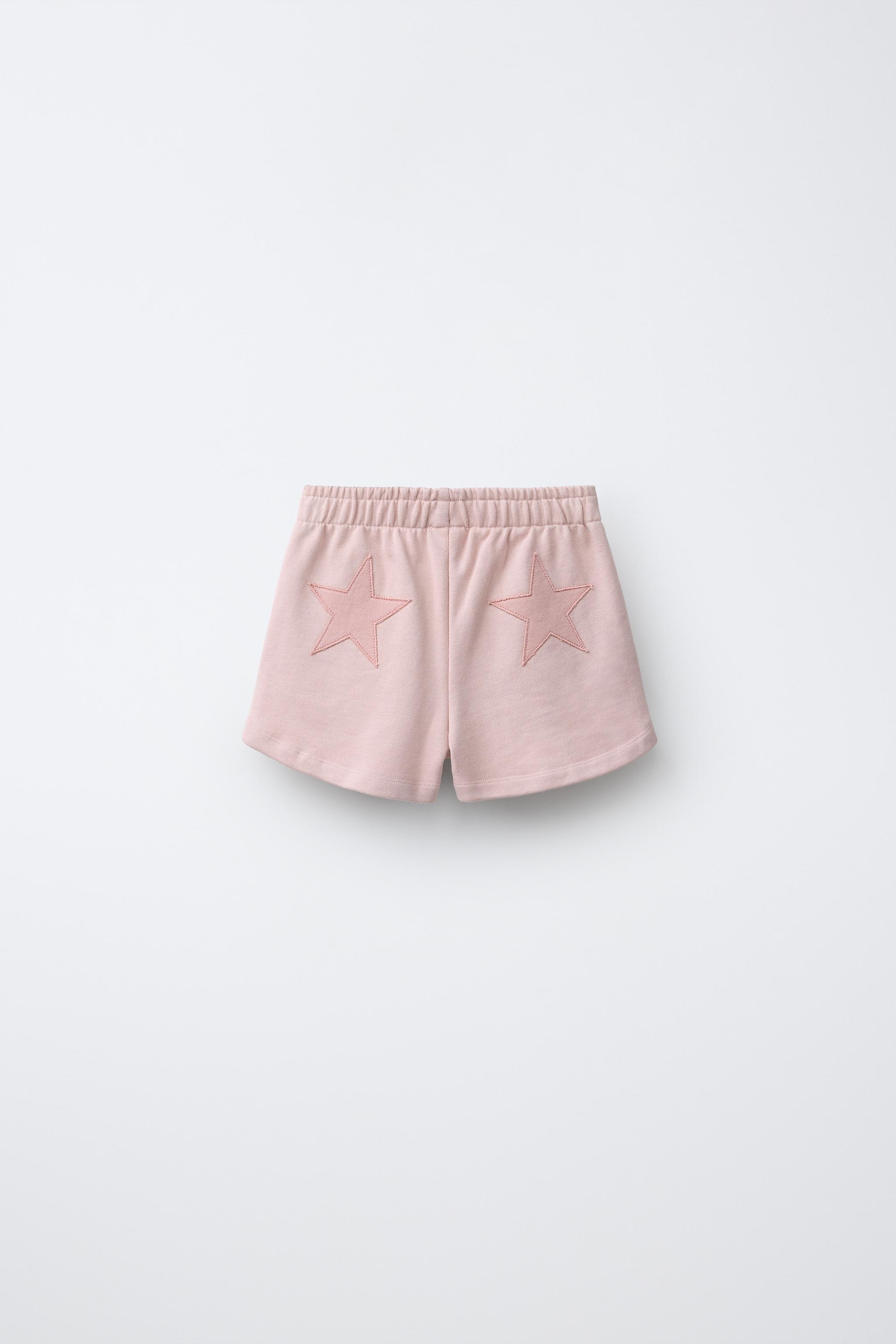STAR PATCH PLUSH SHORTS