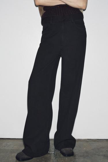 JEAN ZW COLLECTION TAILLE NORMALE - Noir de Zara - Image 1