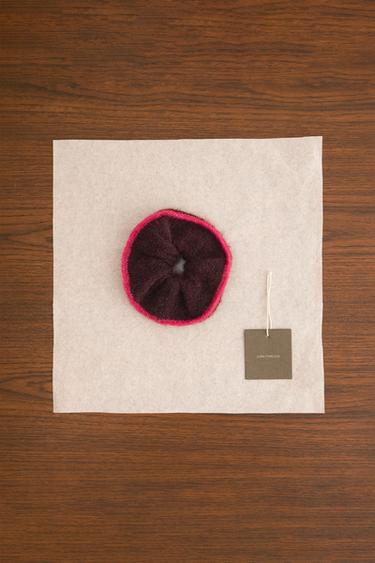 ZARA TIMELESS - PACK OF TWO STRIPED KNITTED HAIRBANDS WITH WOOL - Brown by Zara - Image 2
