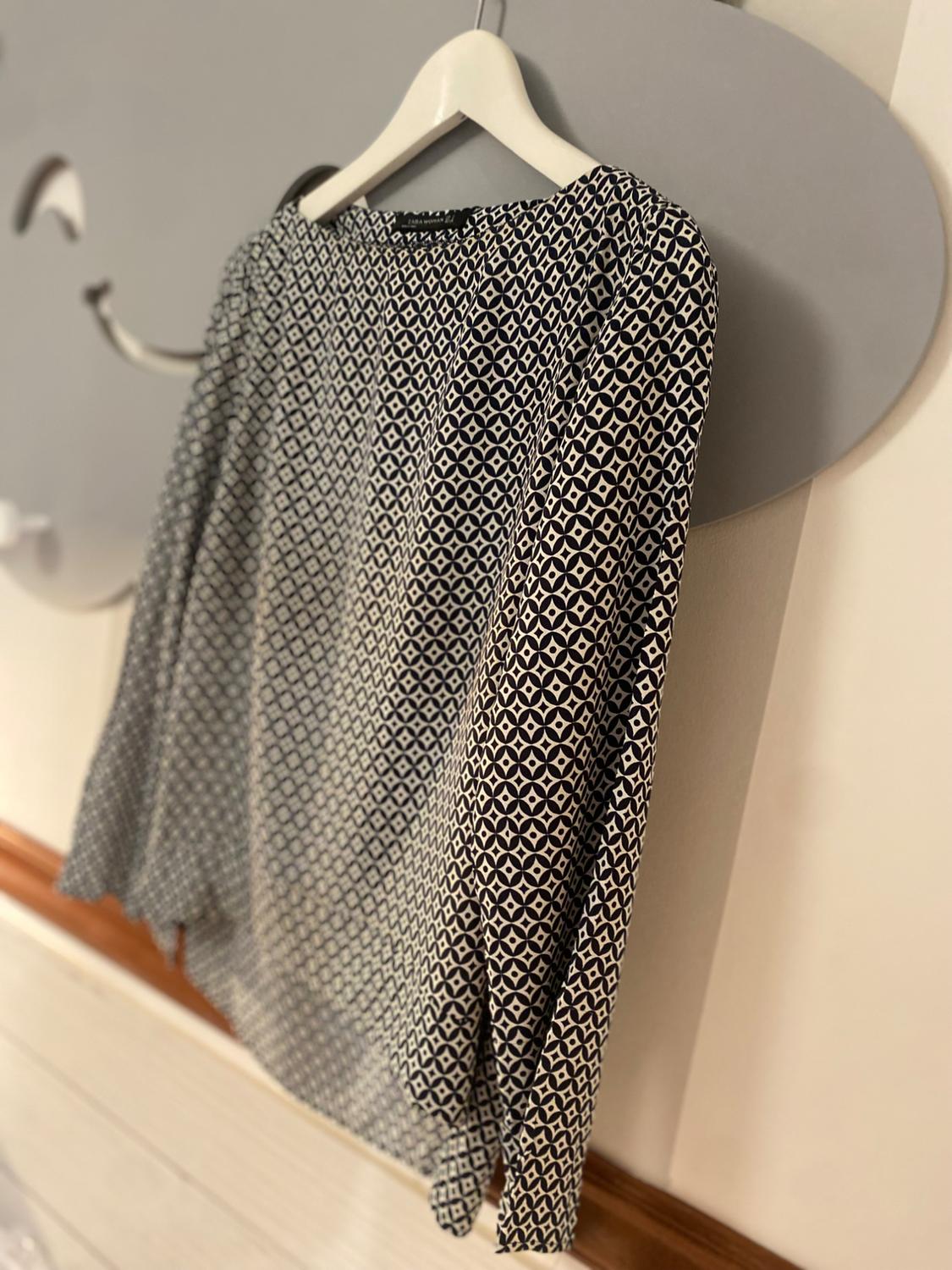 BLUSA BLANCA Y NEGRA S - Image 3