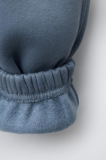 EMBROIDERED SWEATSHIRT AND JOGGERS SET - Mid-blue by Zara - Image 5