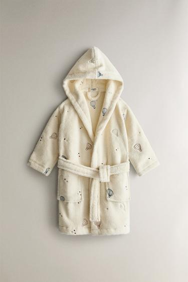 CHILDREN'S BALLOON BATHROBE - Light beige by Zara - Image 0