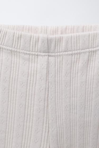 THREE-PACK OF RIBBED LEGGINGS - Multicoloured by Zara - Image 3