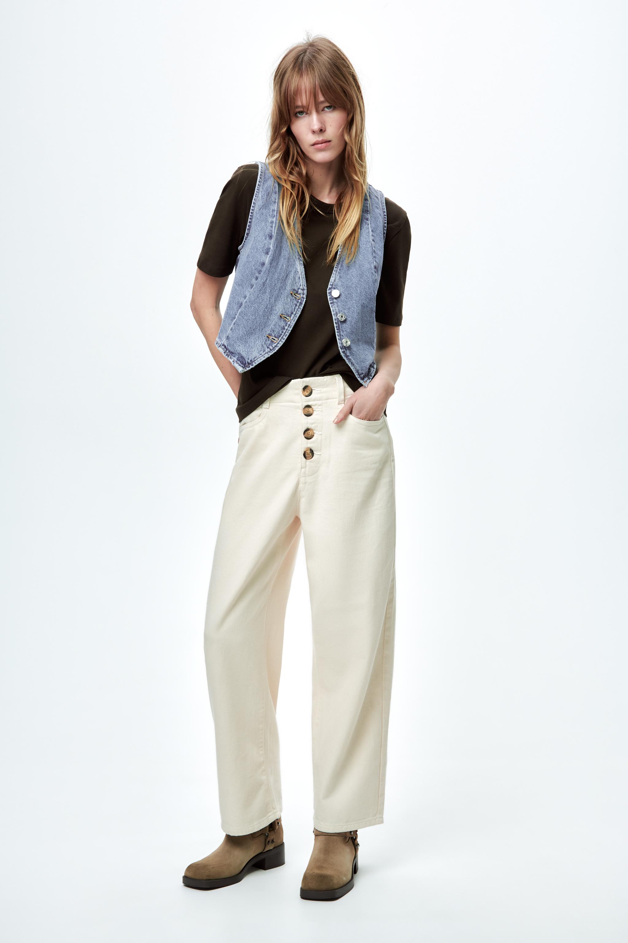 Pantalones vaqueros mujer online zara