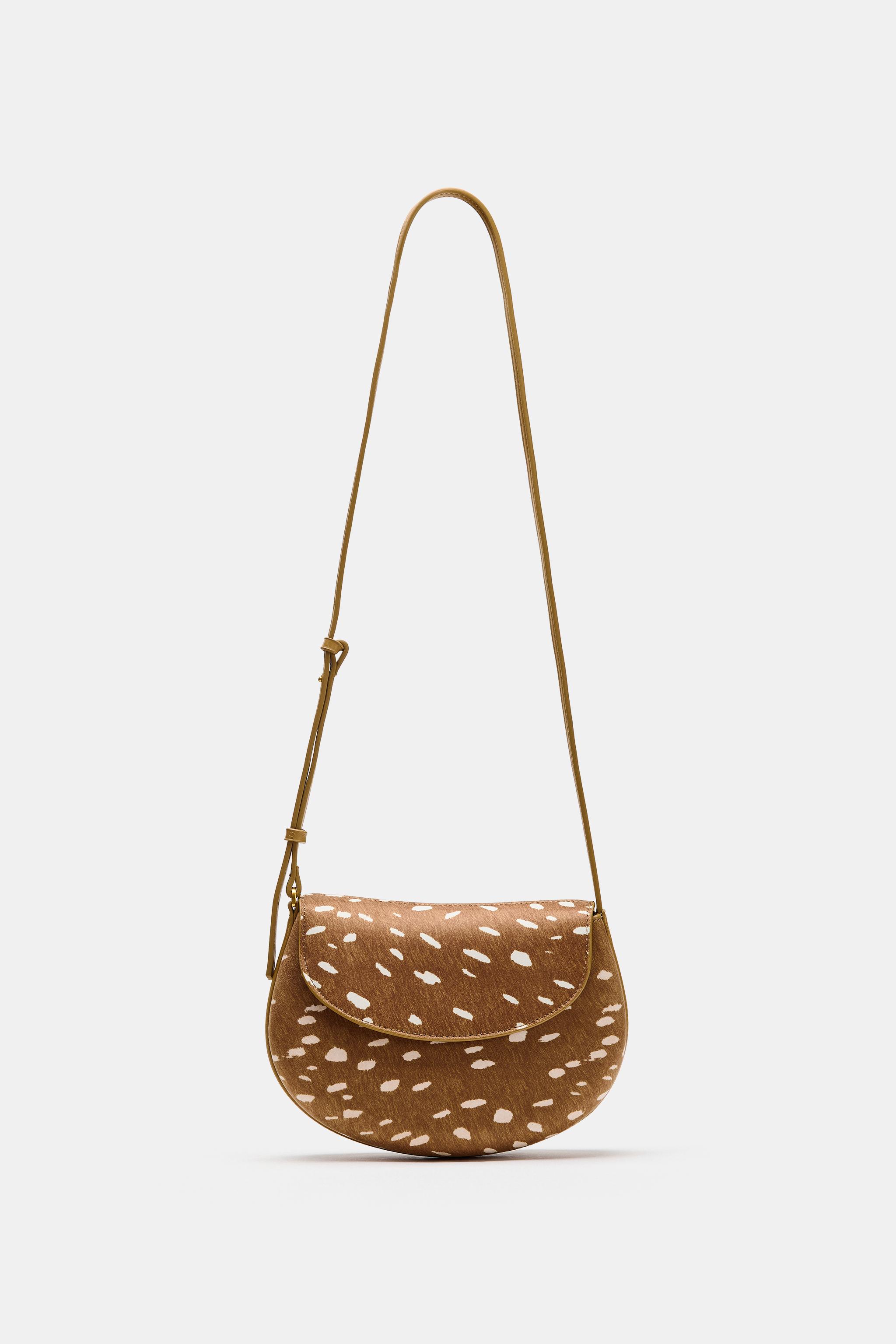 ANIMAL PRINT CROSSBODY BAG — Multi-color