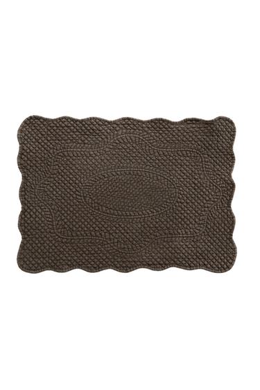 مفرش مبطن - بني الخاص بـ Zara