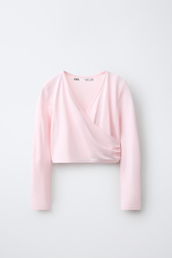 CROSSOVER GYM TOP - Pastel pink de Zara - Imagen 0