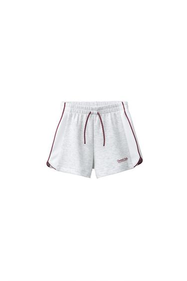 BERMUDA SPORTY CONTRASTE - Gris vigoré de Zara