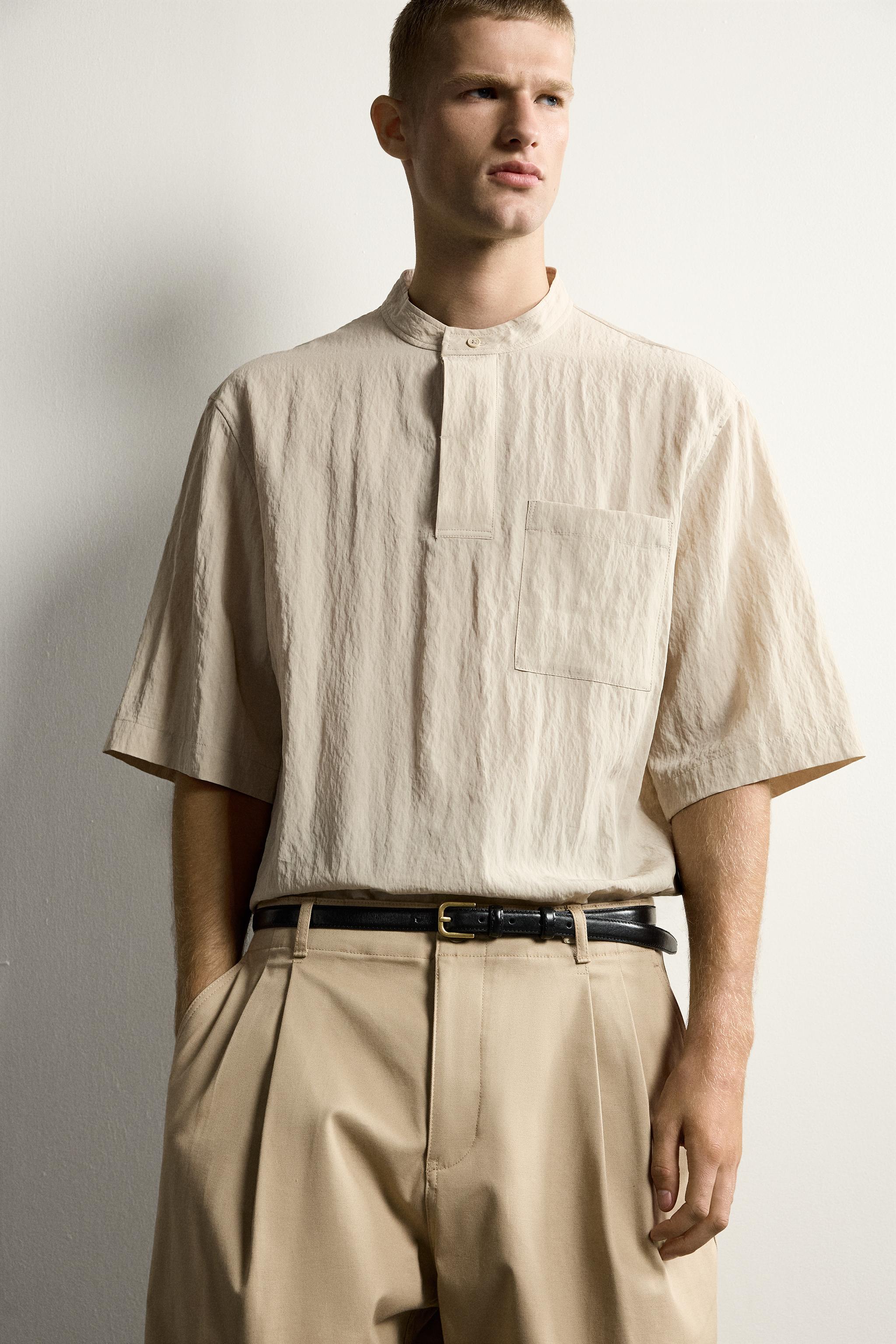 FLOWY POLO SHIRT