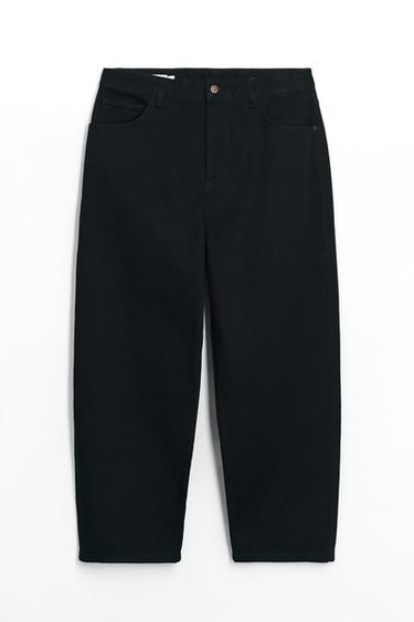 RELAXED FIT JEANS - Dark navy by Zara