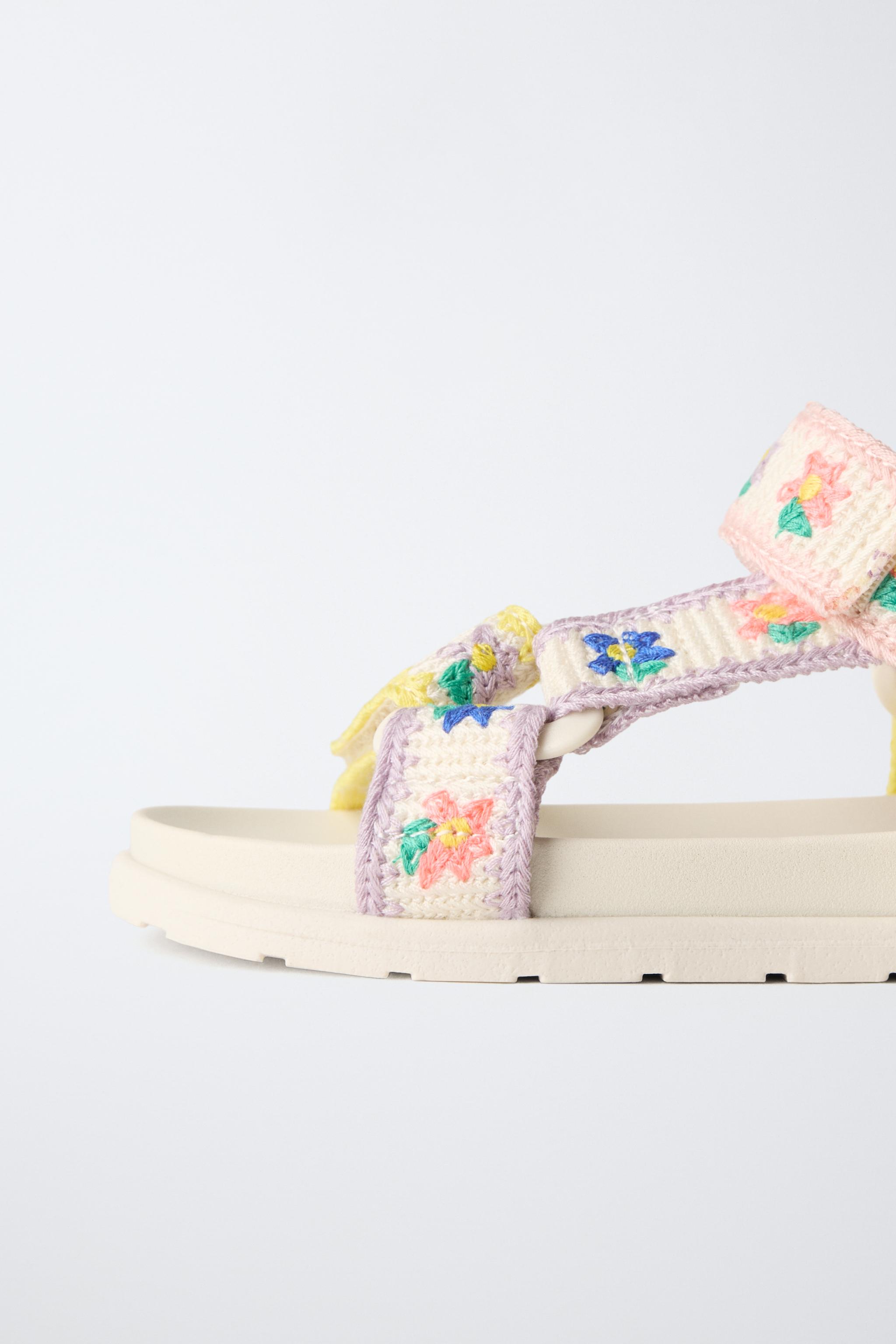 TECHNICAL SANDALS - Off White | ZARA United States