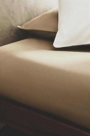 DRAP-HOUSSE SATIN | 40 CM DE HAUT (500 FILS) - Gris taupe de Zara - Image 5