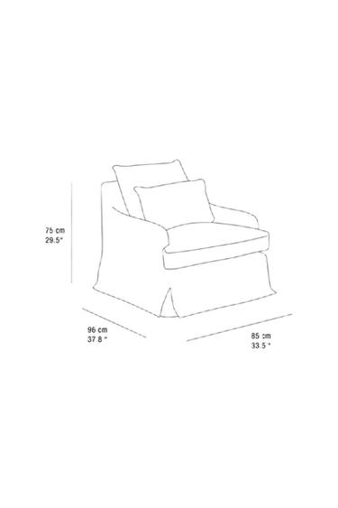 ARMCHAIR 01 - بيج فاتح الخاص بـ Zara