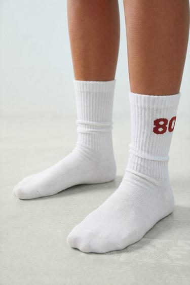 2-PACK OF TALL NUMBER SOCKS - Multicoloured by Zara